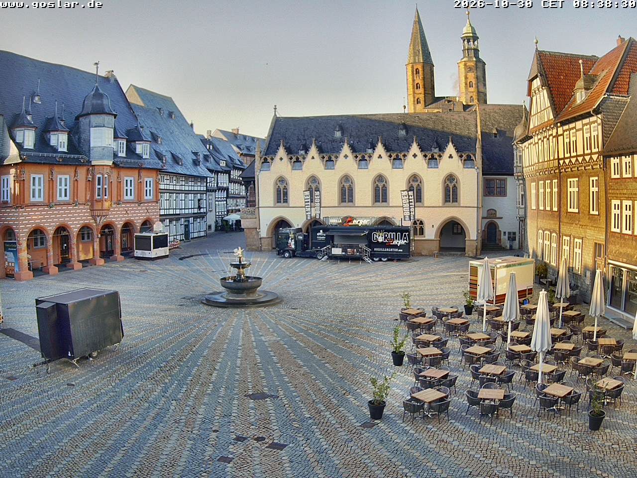 Archiv Foto Webcam Marktplatz Goslar