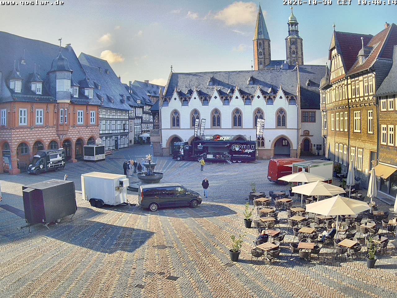 Archiv Foto Webcam Marktplatz Goslar