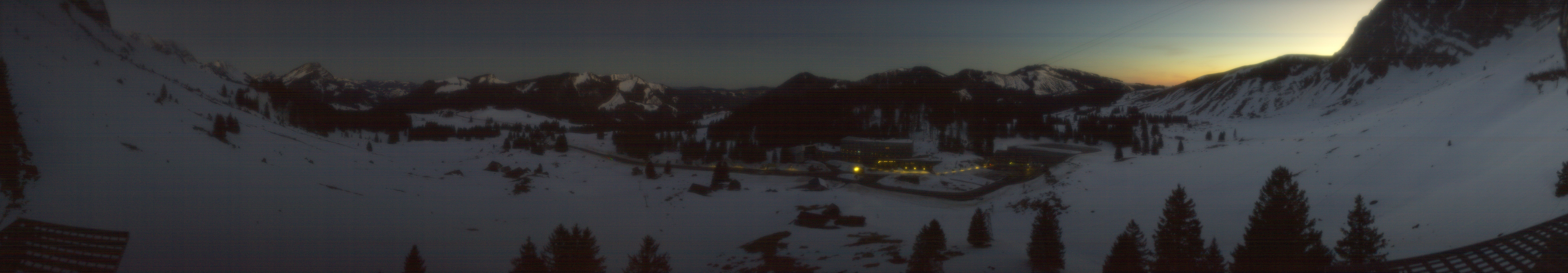 Archived image Webcam Hotel Schwägalp - Säntis mountain