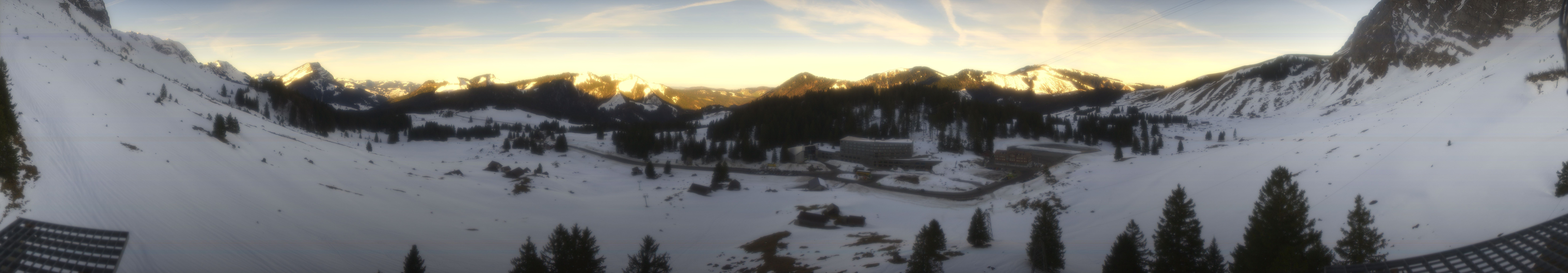 Archived image Webcam Hotel Schwägalp - Säntis mountain