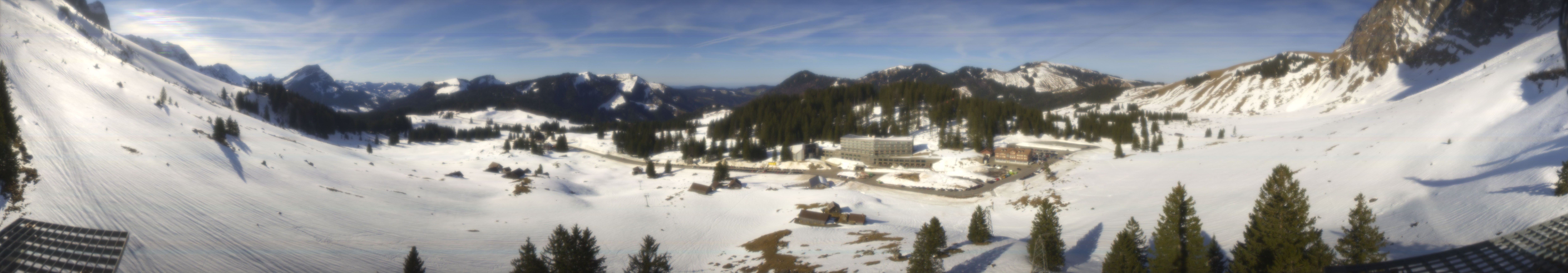 Archived image Webcam Hotel Schwägalp - Säntis mountain