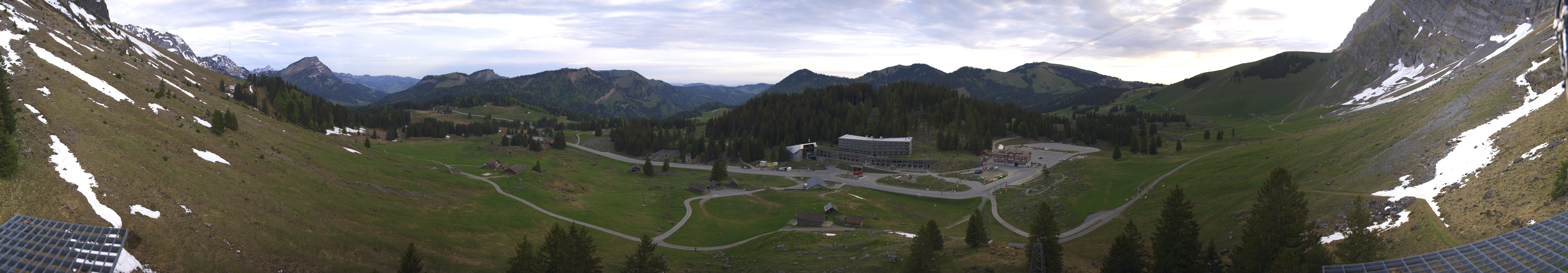 Archived image Webcam Hotel Schwägalp - Säntis mountain