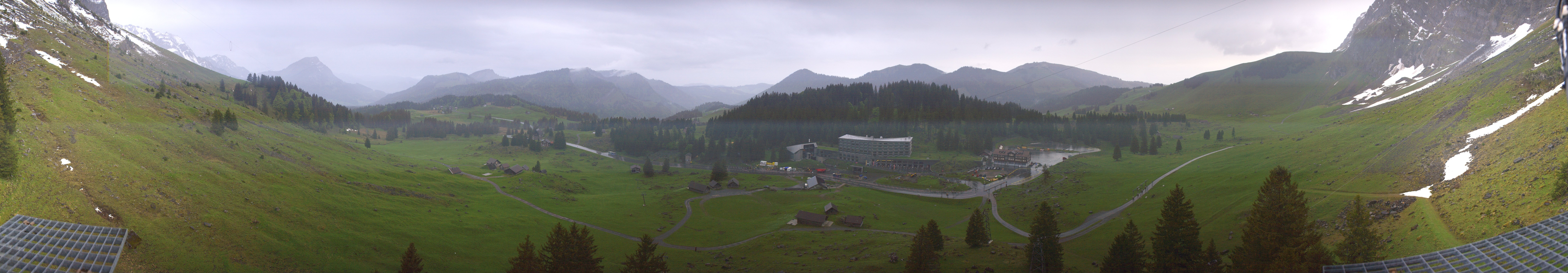 Archived image Webcam Hotel Schwägalp - Säntis mountain