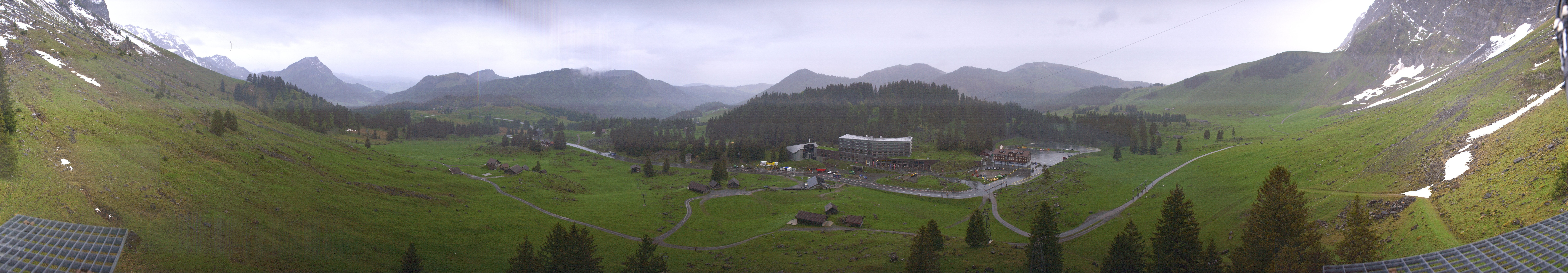 Archived image Webcam Hotel Schwägalp - Säntis mountain