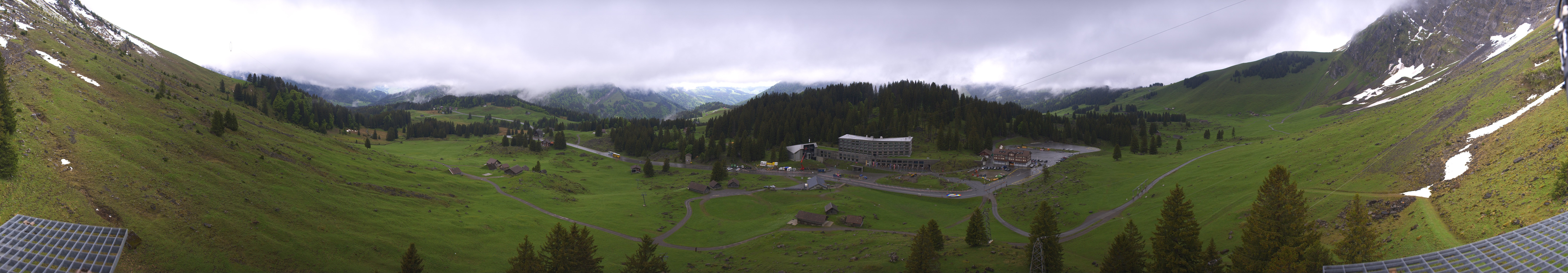 Archived image Webcam Hotel Schwägalp - Säntis mountain
