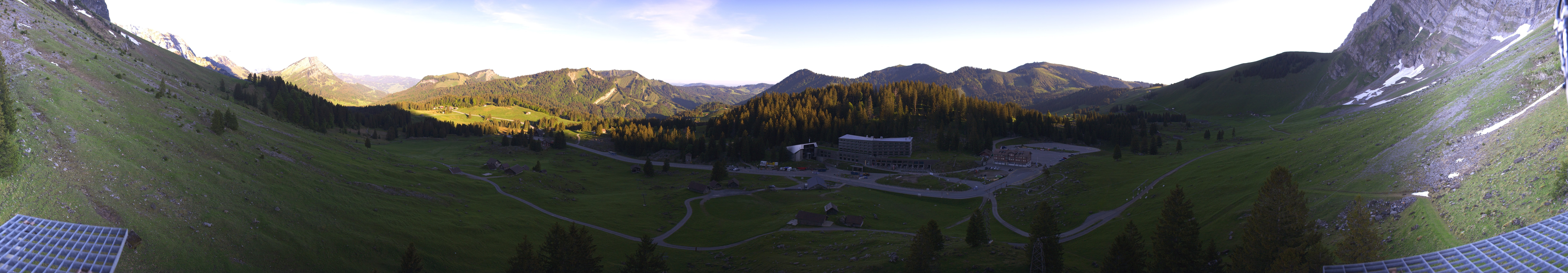 Archived image Webcam Hotel Schwägalp - Säntis mountain