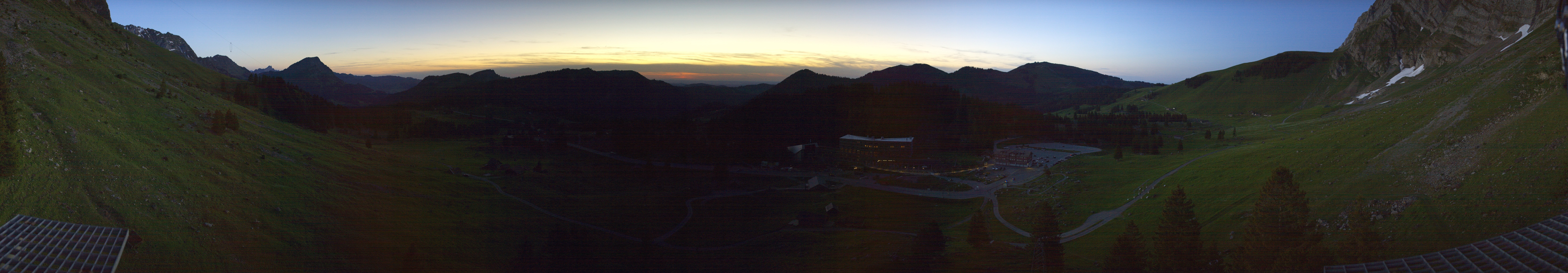 Archived image Webcam Hotel Schwägalp - Säntis mountain