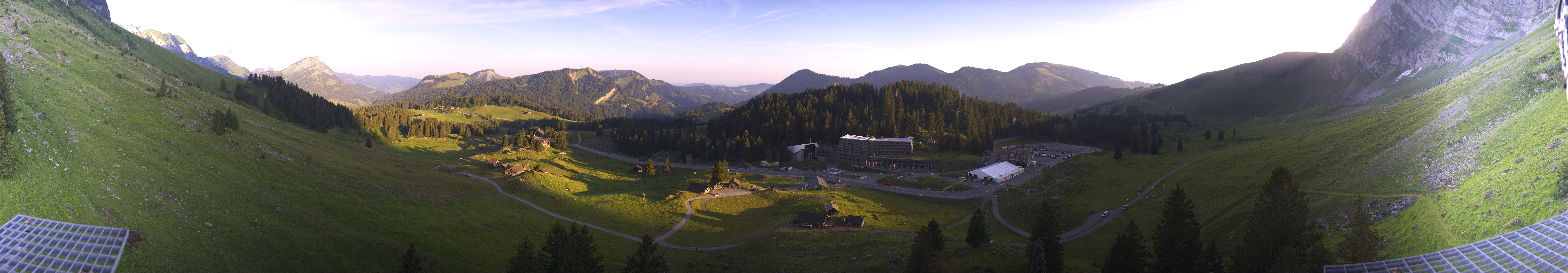 Archived image Webcam Hotel Schwägalp - Säntis mountain