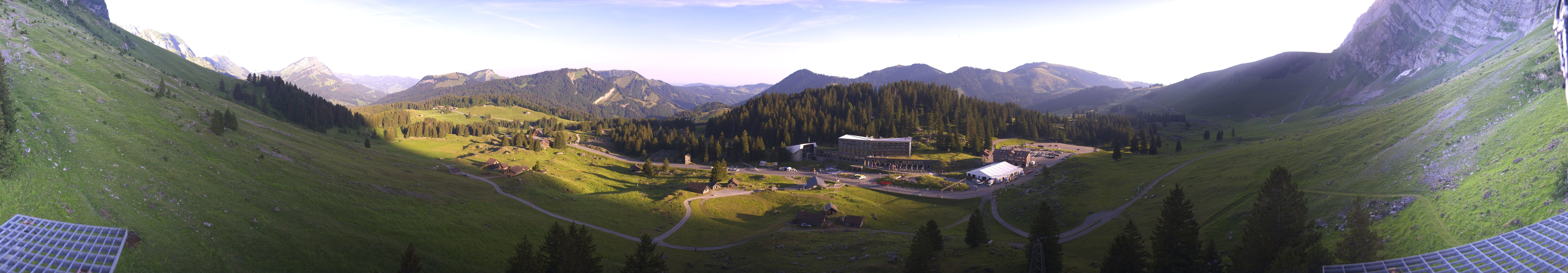 Archived image Webcam Hotel Schwägalp - Säntis mountain