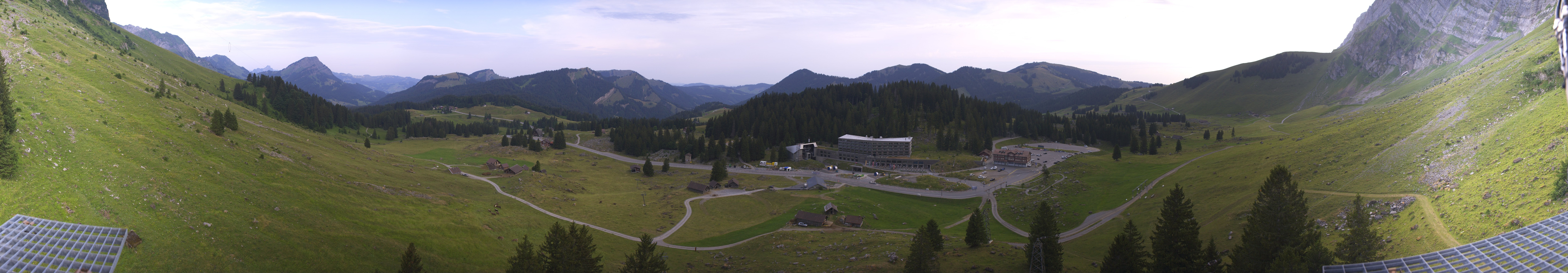 Archived image Webcam Hotel Schwägalp - Säntis mountain
