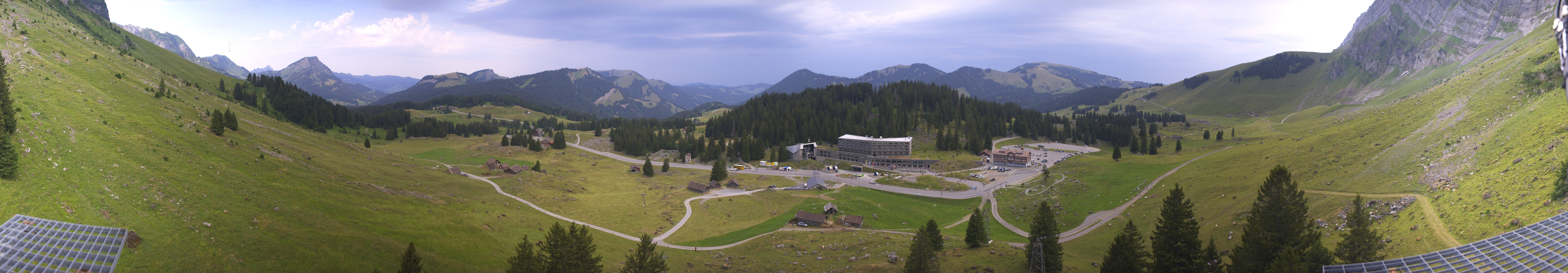 Archived image Webcam Hotel Schwägalp - Säntis mountain
