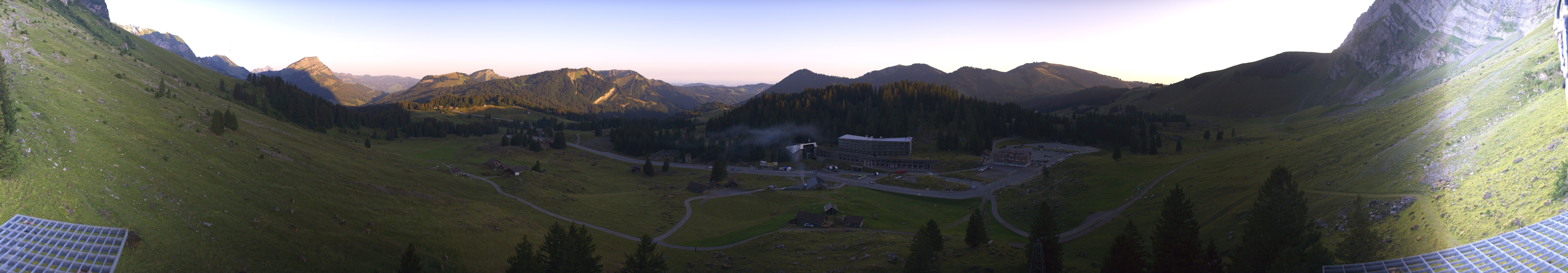 Archived image Webcam Hotel Schwägalp - Säntis mountain