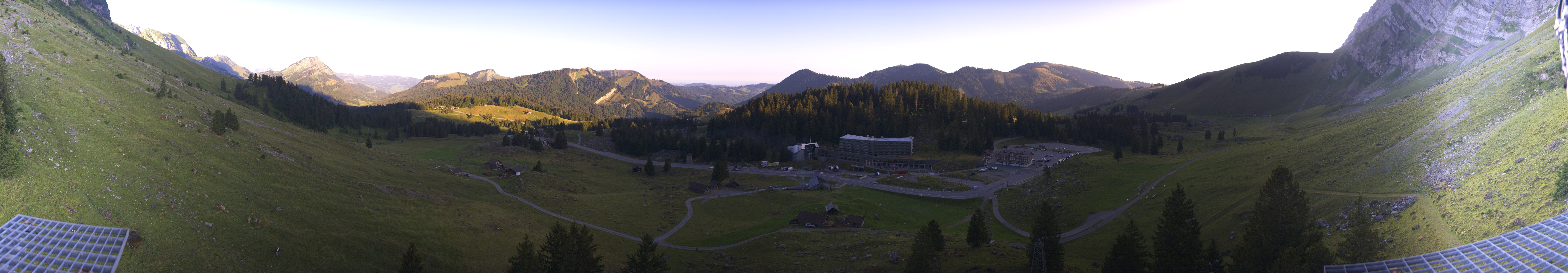 Archived image Webcam Hotel Schwägalp - Säntis mountain
