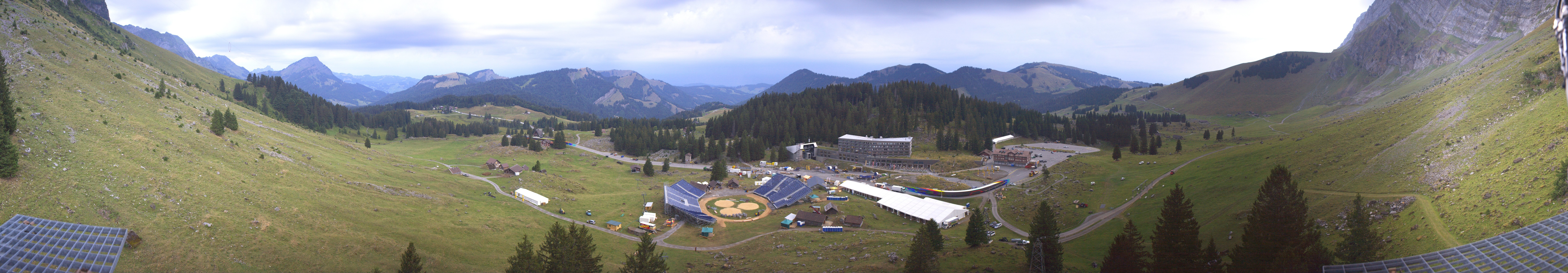 Archived image Webcam Hotel Schwägalp - Säntis mountain
