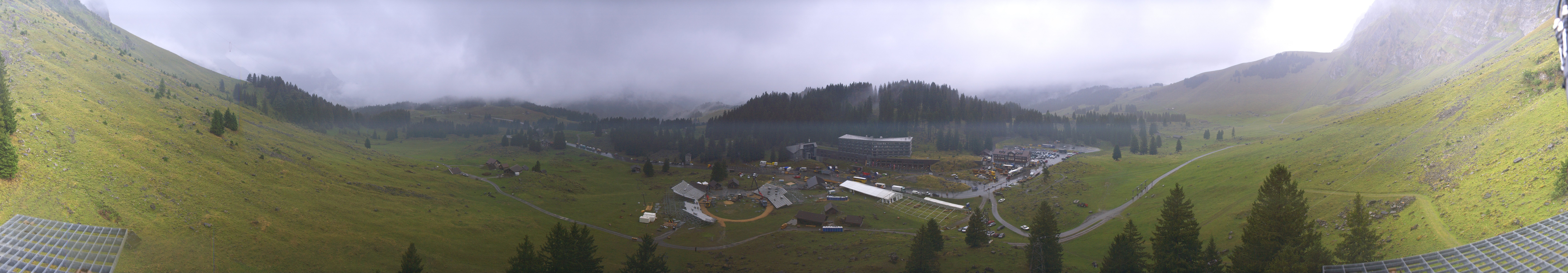 Archived image Webcam Hotel Schwägalp - Säntis mountain
