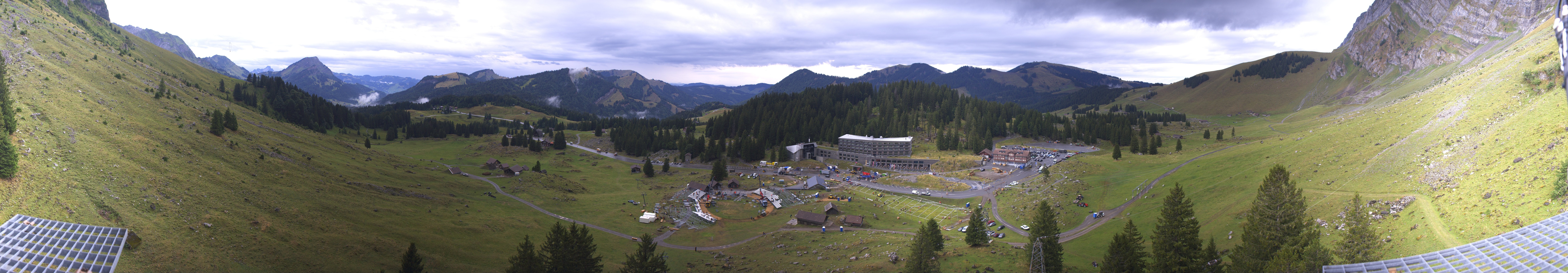 Archived image Webcam Hotel Schwägalp - Säntis mountain