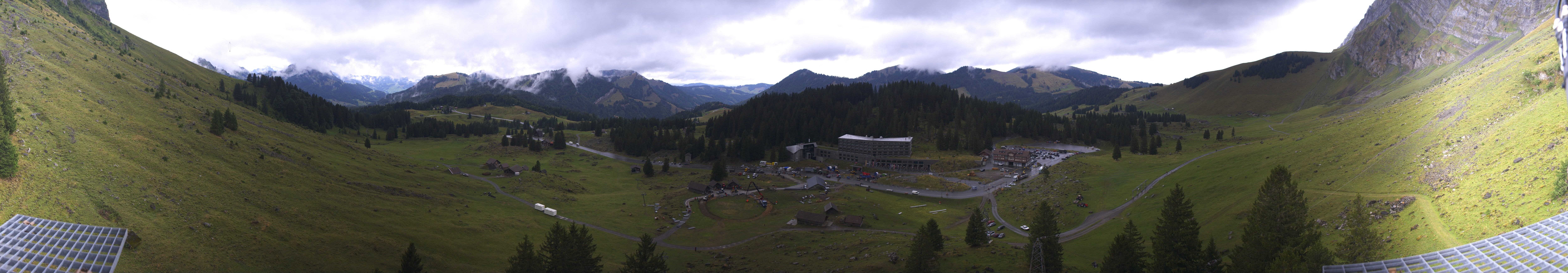 Archived image Webcam Hotel Schwägalp - Säntis mountain