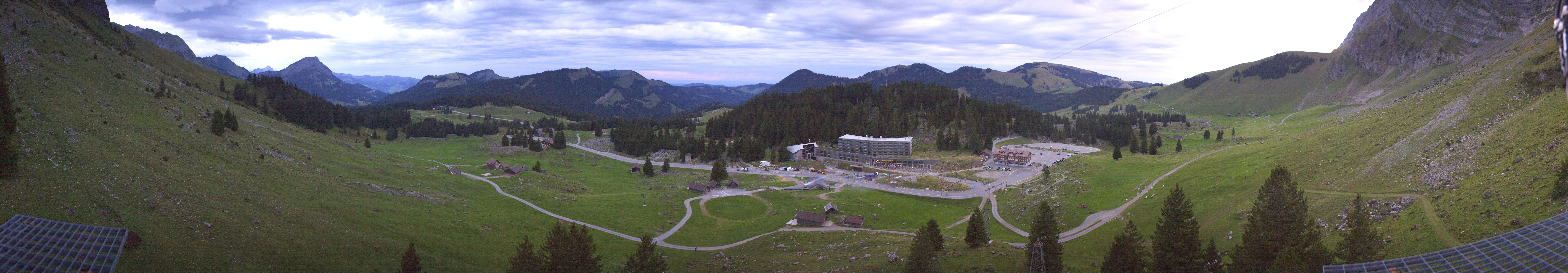 Archived image Webcam Hotel Schwägalp - Säntis mountain