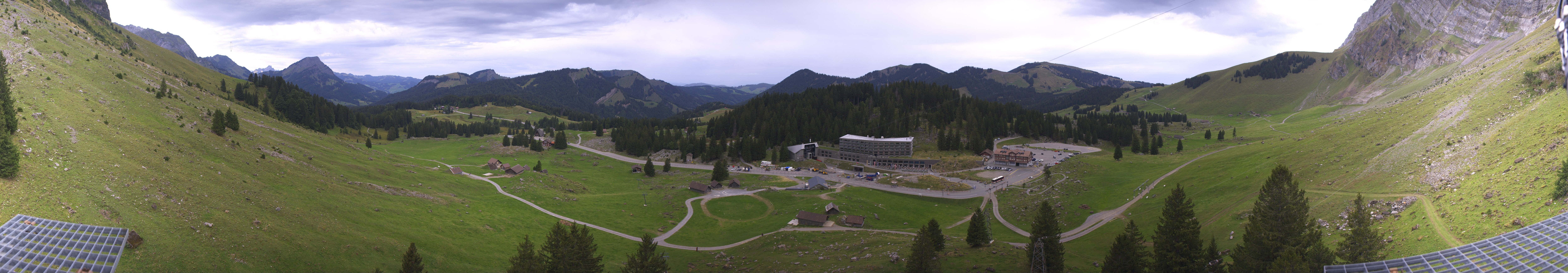 Archived image Webcam Hotel Schwägalp - Säntis mountain