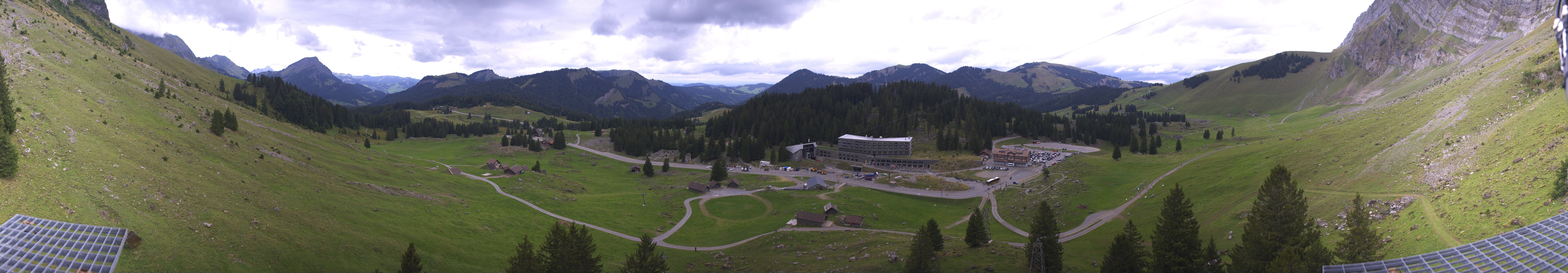 Archived image Webcam Hotel Schwägalp - Säntis mountain