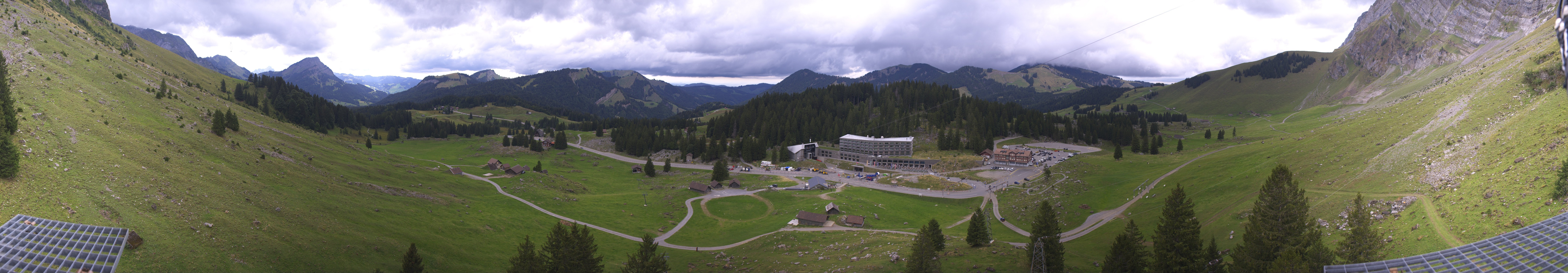 Archived image Webcam Hotel Schwägalp - Säntis mountain