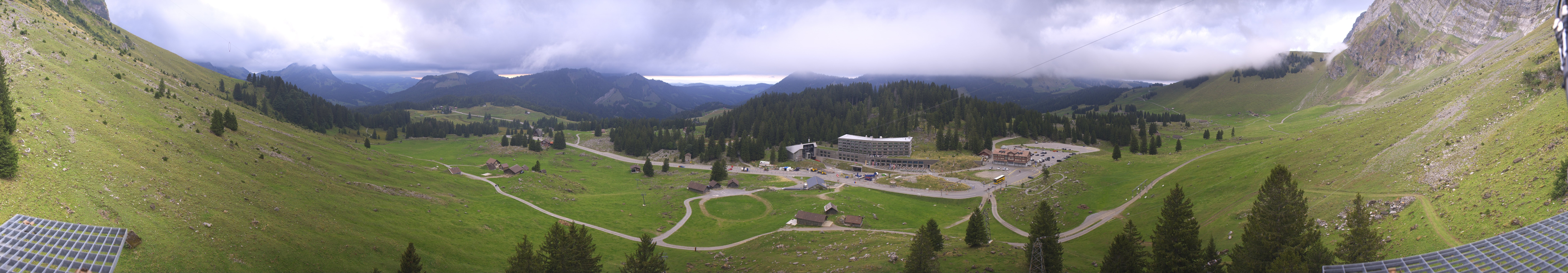 Archived image Webcam Hotel Schwägalp - Säntis mountain