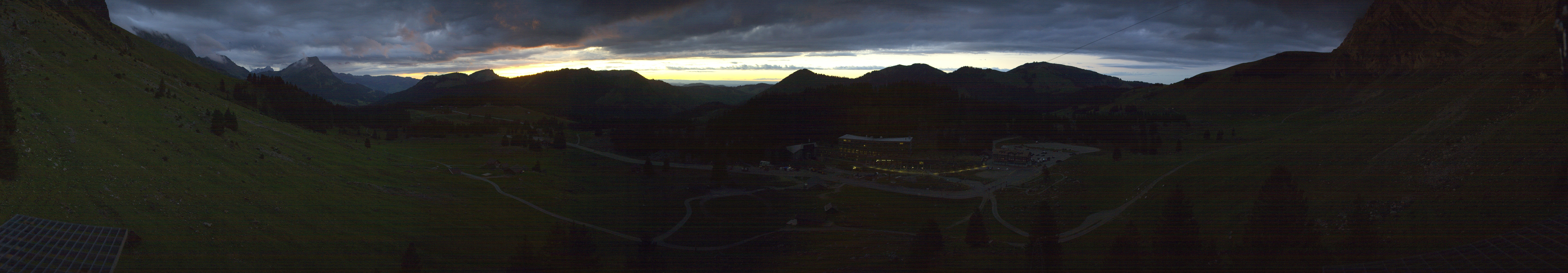 Archived image Webcam Hotel Schwägalp - Säntis mountain