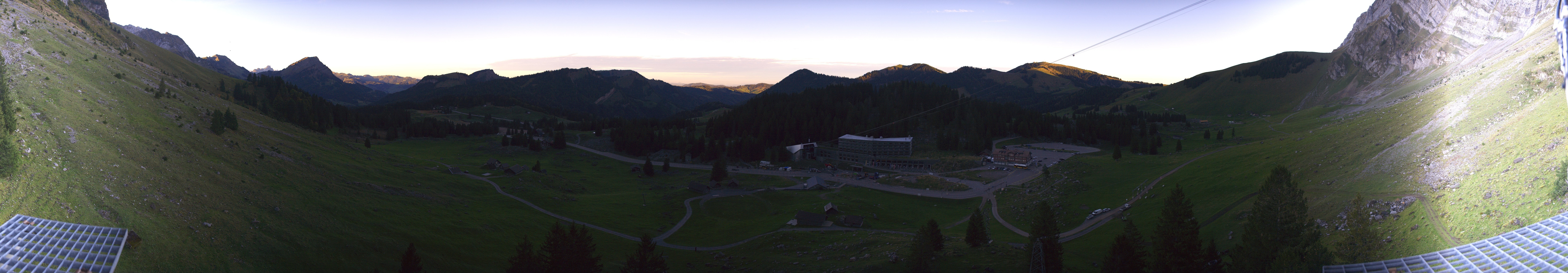 Archived image Webcam Hotel Schwägalp - Säntis mountain