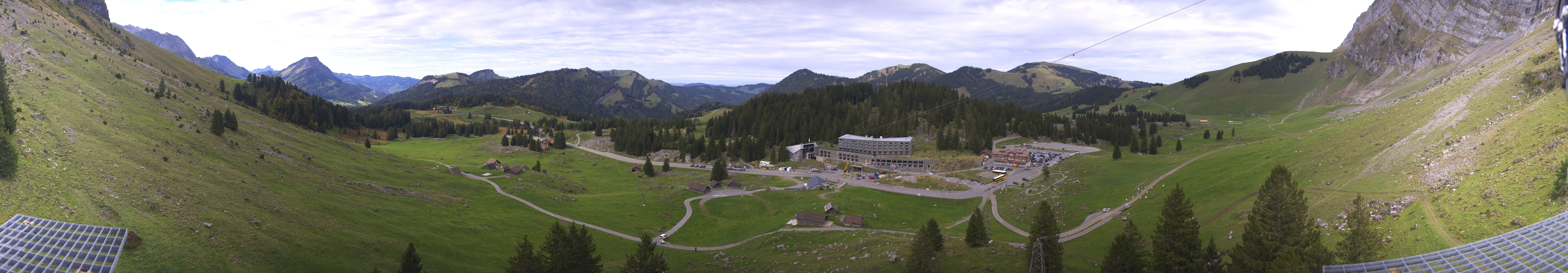 Archived image Webcam Hotel Schwägalp - Säntis mountain