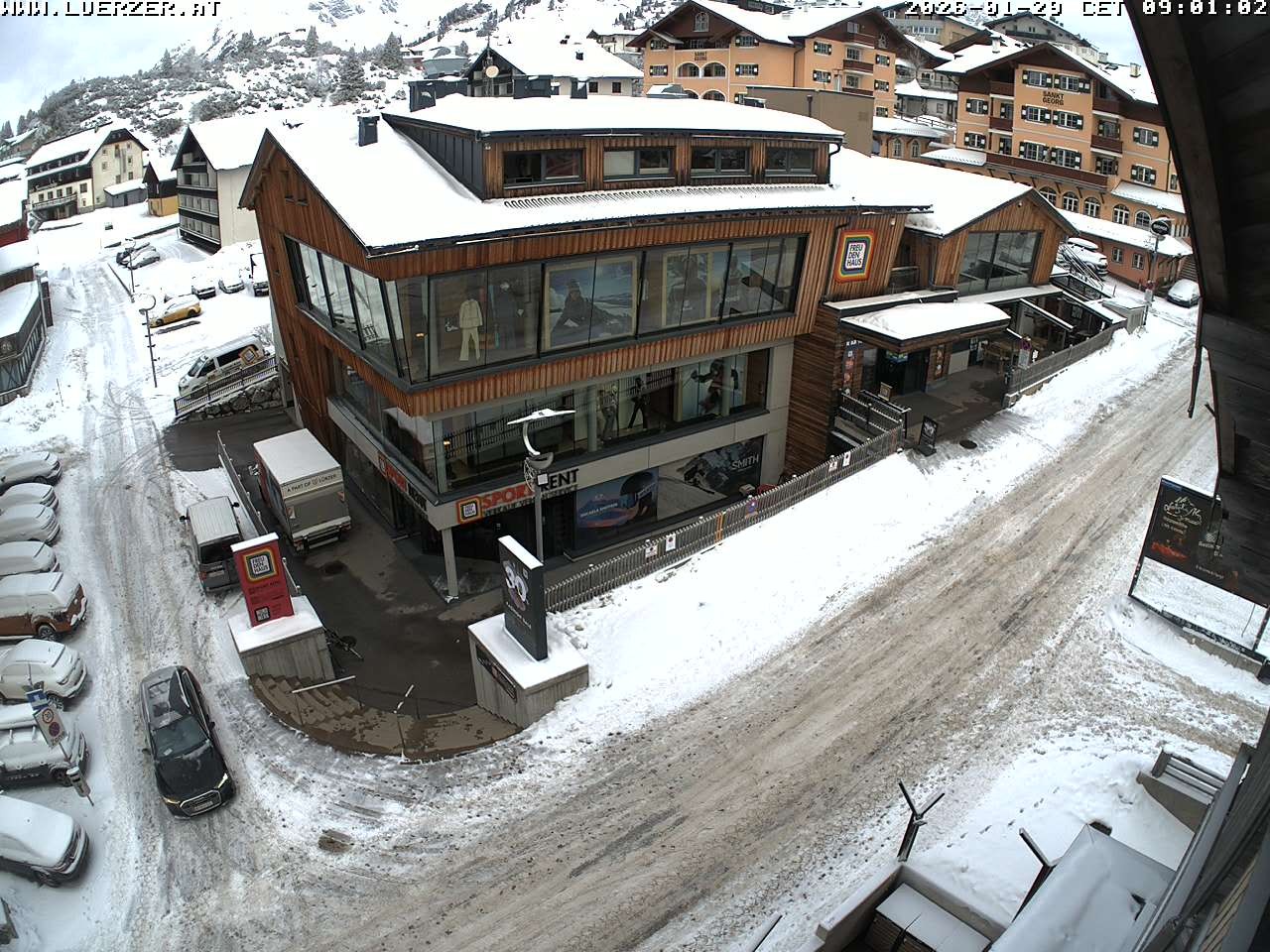 Archived image Webcam Outlet Freudenhaus in Obertauern
