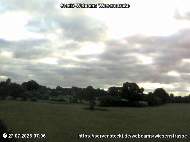 Archived image Webcam Wiesenstraße near Delingsdorf
