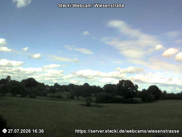 Archived image Webcam Wiesenstraße near Delingsdorf