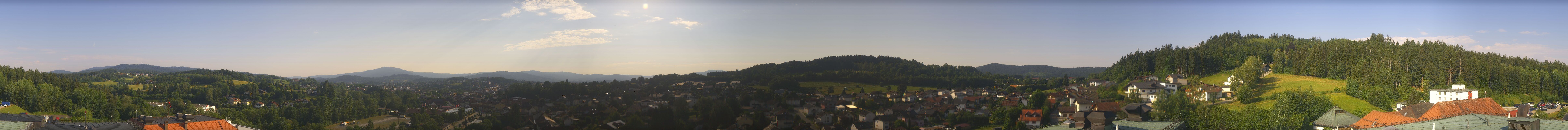 Archiv Foto Webcam Zwiesel Panoramablick