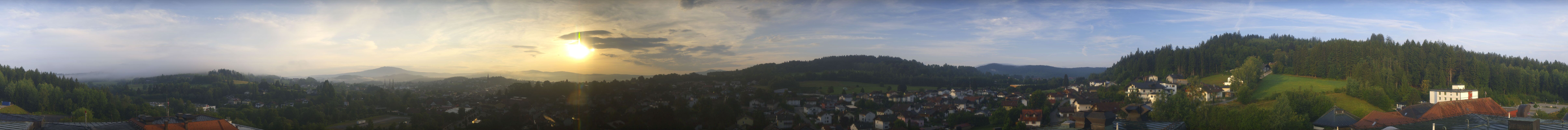 Archiv Foto Webcam Zwiesel Panoramablick