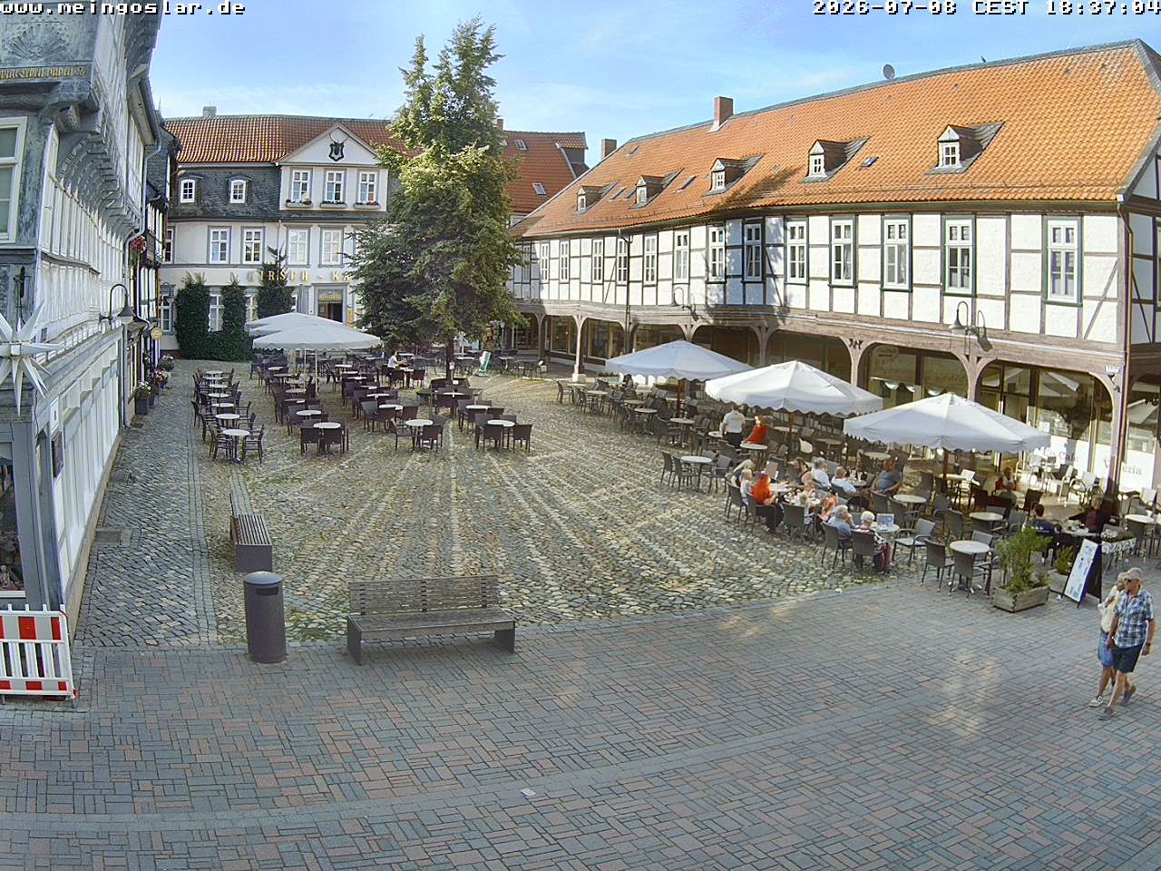 Archived image Webcam Goslar - Christmas Market