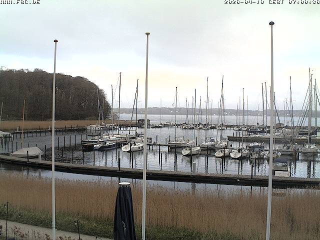 Archiv Foto Webcam Yachthafen Flensburg