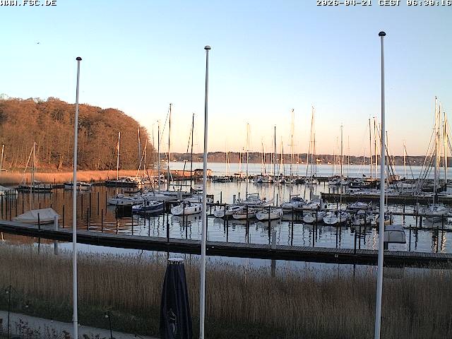 Archived image Webcam Marina Flensburg