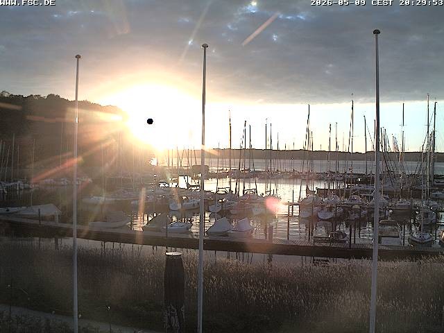 Archiv Foto Webcam Yachthafen Flensburg