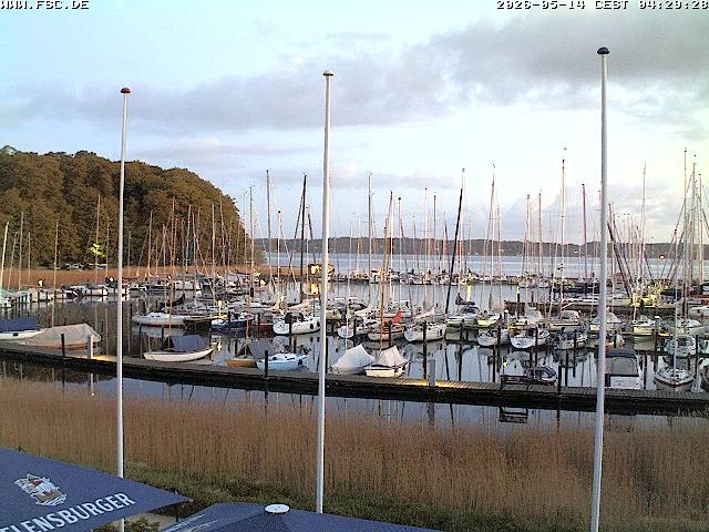 Archiv Foto Webcam Yachthafen Flensburg