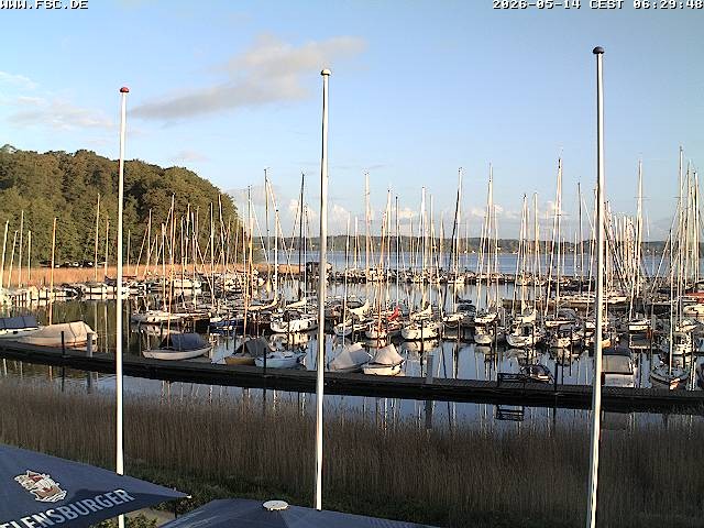 Archiv Foto Webcam Yachthafen Flensburg