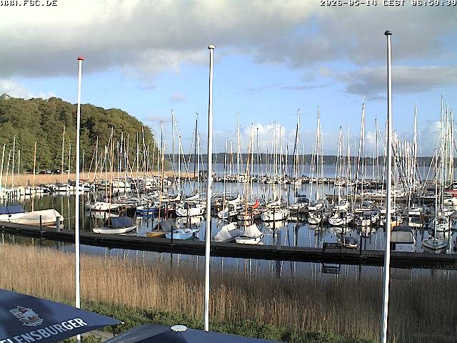 Archiv Foto Webcam Yachthafen Flensburg