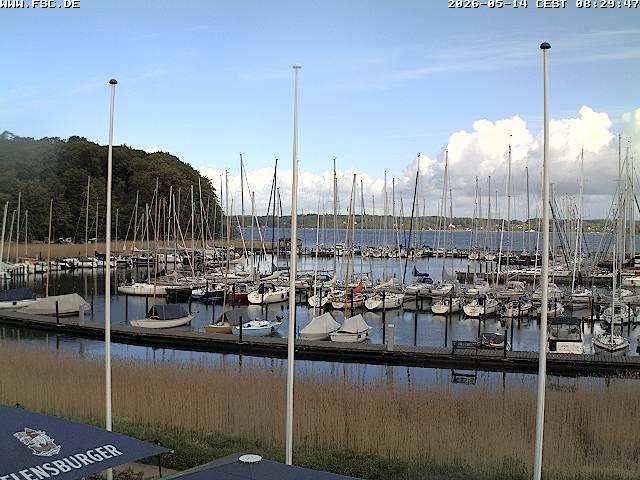 Archiv Foto Webcam Yachthafen Flensburg
