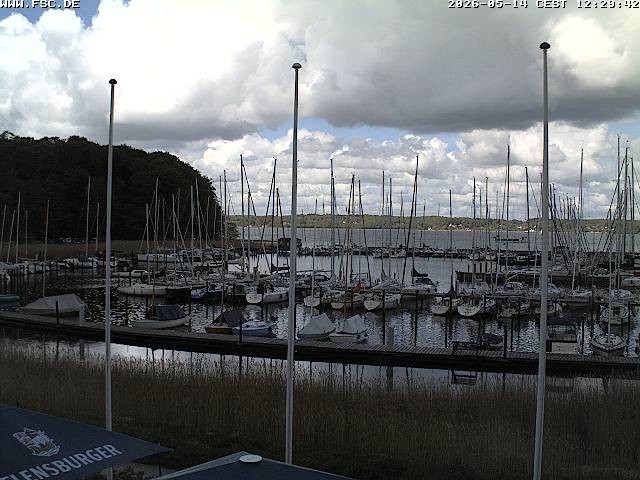 Archiv Foto Webcam Yachthafen Flensburg