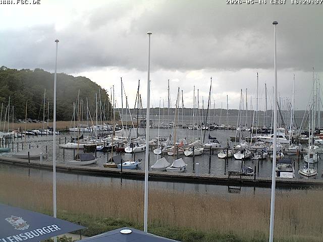Archiv Foto Webcam Yachthafen Flensburg