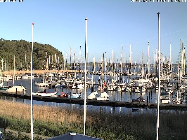 Archiv Foto Webcam Yachthafen Flensburg