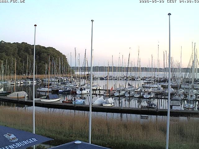 Archiv Foto Webcam Yachthafen Flensburg