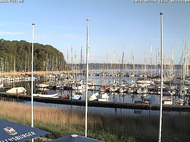 Archiv Foto Webcam Yachthafen Flensburg