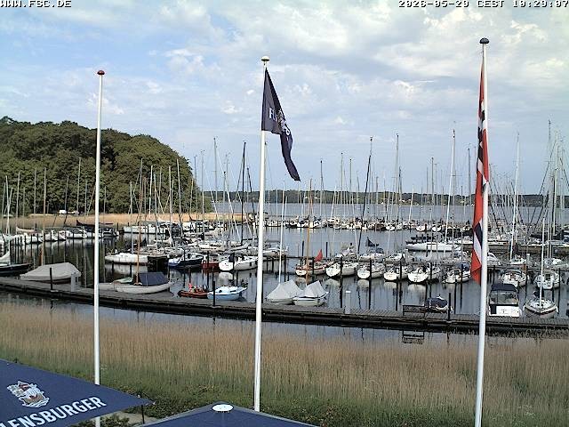 Archiv Foto Webcam Yachthafen Flensburg