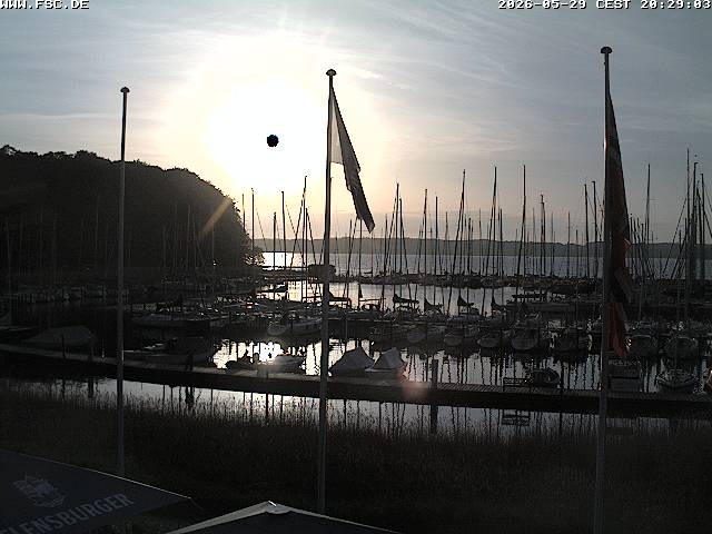 Archiv Foto Webcam Yachthafen Flensburg