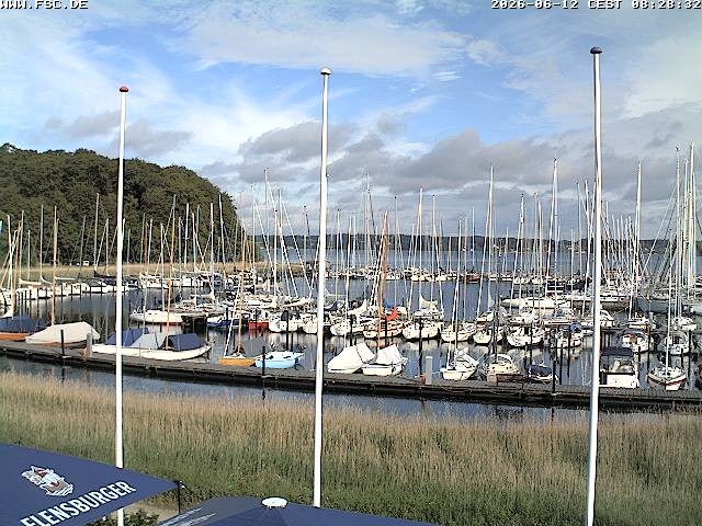 Archiv Foto Webcam Yachthafen Flensburg